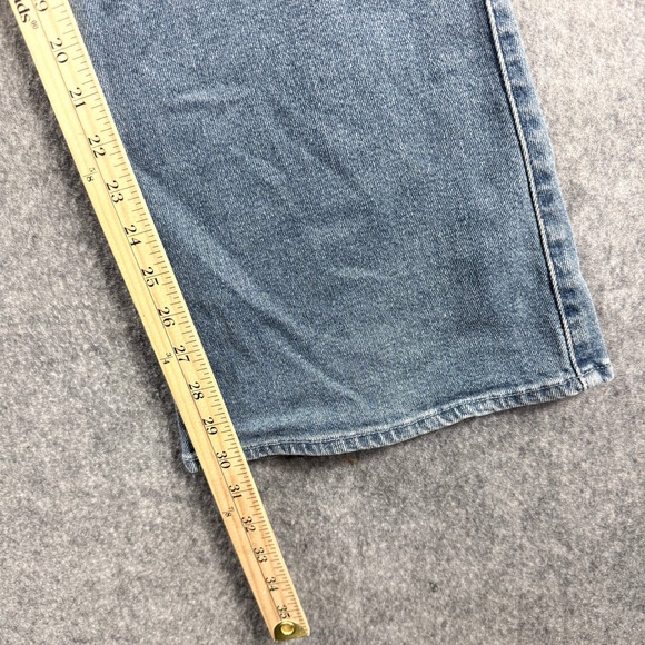 VTG Hollister Low Rise Flare Jeans Womens 8R W29 Medium Wash Stretch Bootcut - Picture 4 of 11